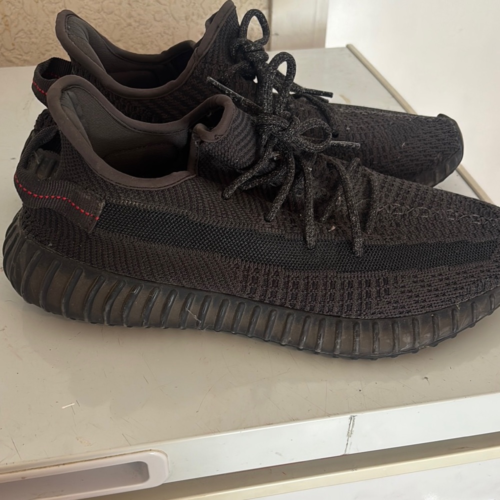 Black Knit Sneakers